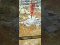 YTB140 Top Type / Triangle Hydraulic Breaker 140 Chisel, Áo 19-26 Ton