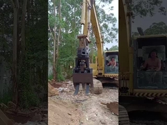 Máy đào GuangLin với máy lấy đá / gỗ