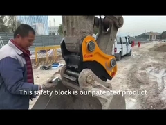 Luyixing Fast Connector / Quick Qitch Coupler Excavator áp dụng, loại thủy lực, 1-26 tấn