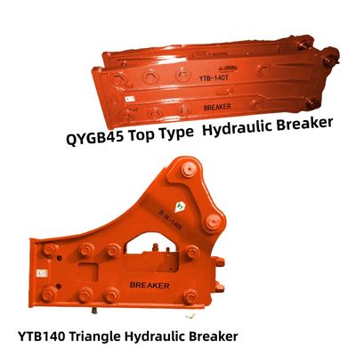 YTB140 Top Type / Triangle Hydraulic Breaker 140 Chisel cho máy đào 19-26 tấn