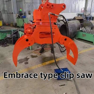 Máy cắt tỉa cây máy đào thủy lực Grabber giữ clip để cắt cây
