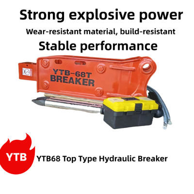 YTB68 loại hàng đầu Hydraulic Breaker Hammer 68 Chisel Suit 4-8 Tons Excavator