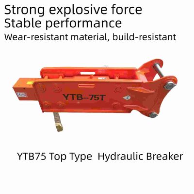 75 Chisel Top Type Hydraulic Breaker Wear Resistant YTB75 cho máy đào 6-8 tấn