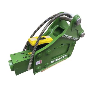 Bộ tam giác Hydraulic Breaker Hammer QYGB100 100MM Chisel cho máy đào 10-16 tấn