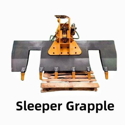 Xây dựng đường sắt bảo trì Excavator xoay Grip để nắm bắt, sắp xếp, Riprap hoặc rác