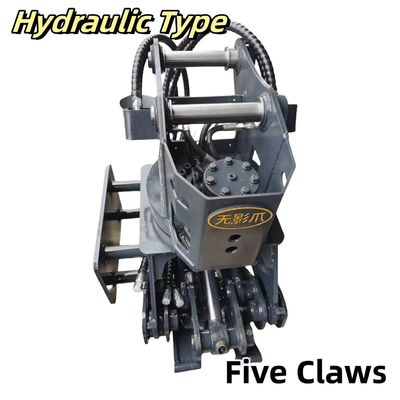 Máy khai thác kiểm soát thủy lực Grabber 5 răng Grabber gỗ