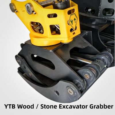 YTB gỗ / đá Excavator Grabber loại thủy lực và điện tử cho đào