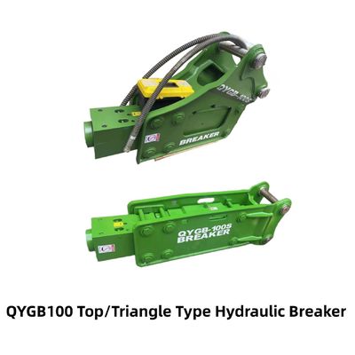 Loại hàng đầu / Tam giác Hydraulic Breaker Hammer QYGB100 100 Chisel cho 10-16 Tons